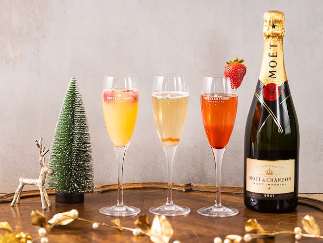 クリスマス カクテル&シャンパーニュ